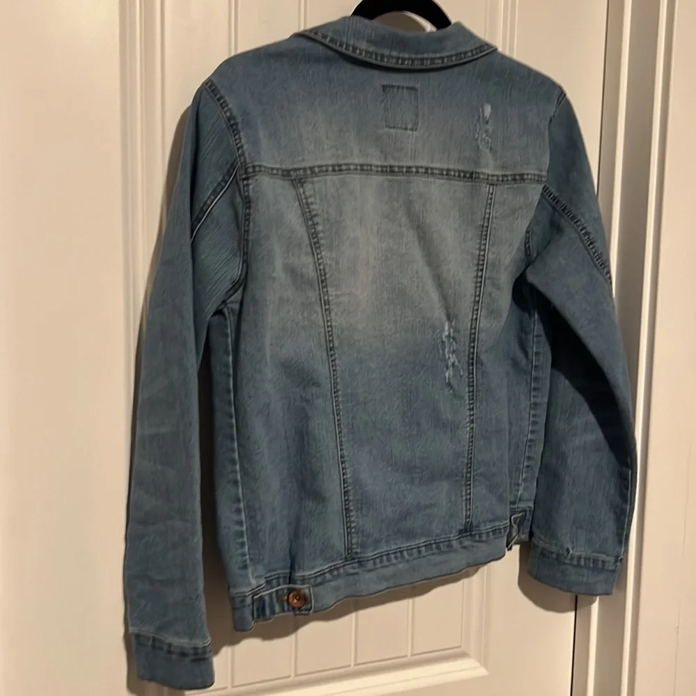 Distressed Cavalini soft denim distressed jacket - Picture 6 of 8